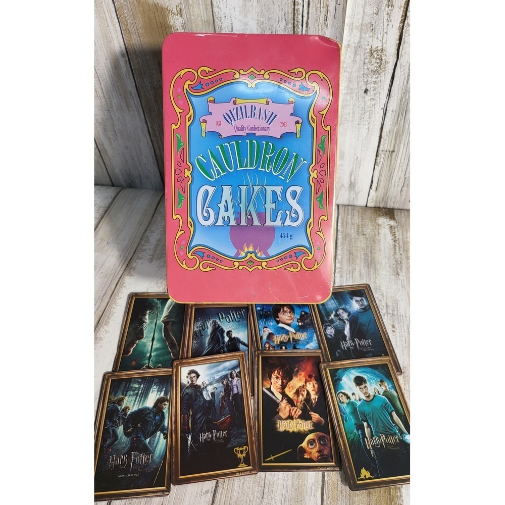 Harry Potter Cauldron Cakes Tin w/ Cards, Wizarding World Collectible - Picture 7 of 8
